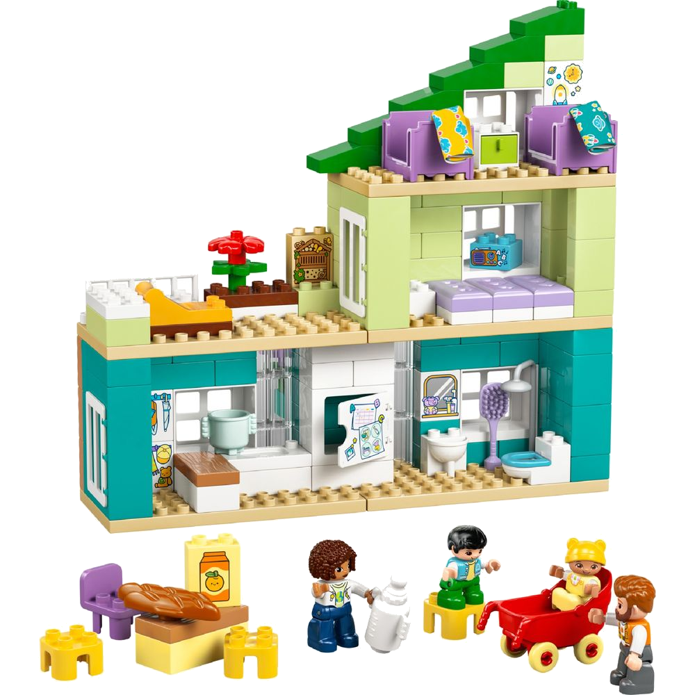 LEGO DUPLO Casa Moderna 3-em-1 com 4 figuras, 166 peças