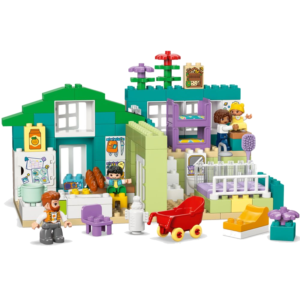 Casa Moderna DUPLO completa em vista geral, 3 layouts disponíveis