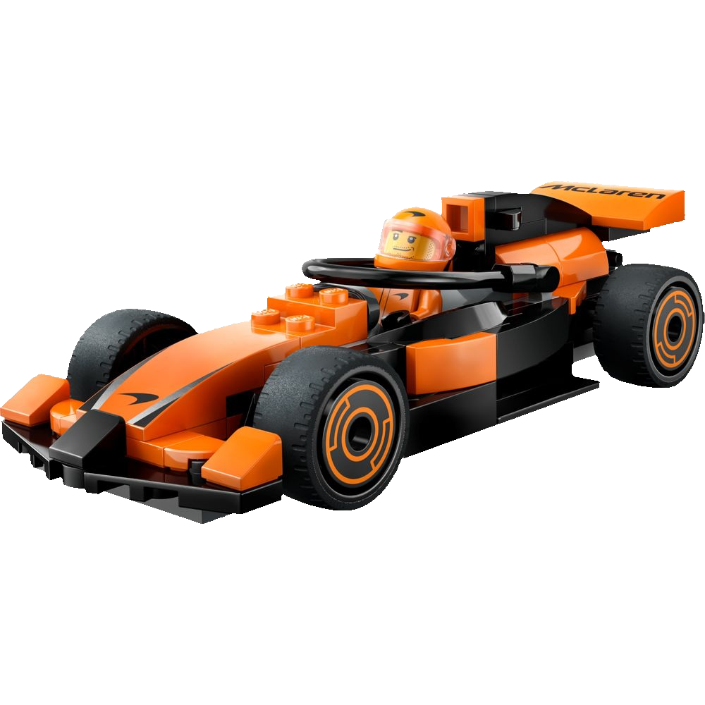 LEGO City 60442 Piloto de F1 com carro de corrida McLaren