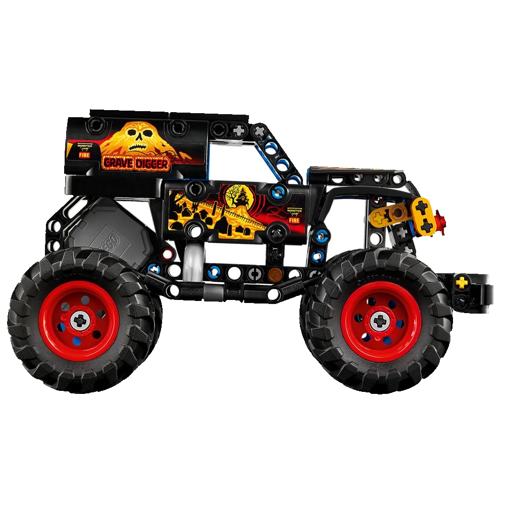 LEGO Technic 42219 Grave Digger, lado gelo