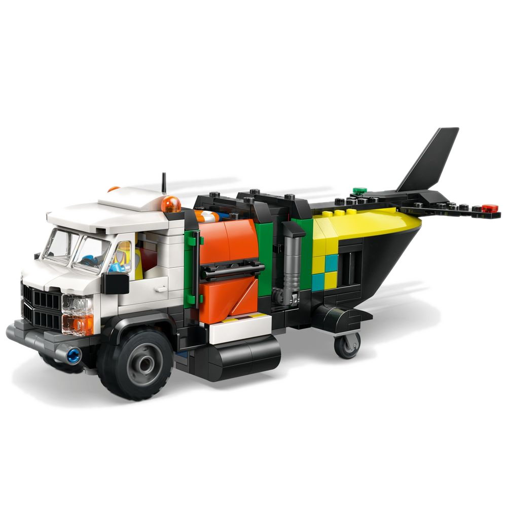 LEGO City 60505 modo Caminhão de serviço verde com plataforma elevatória