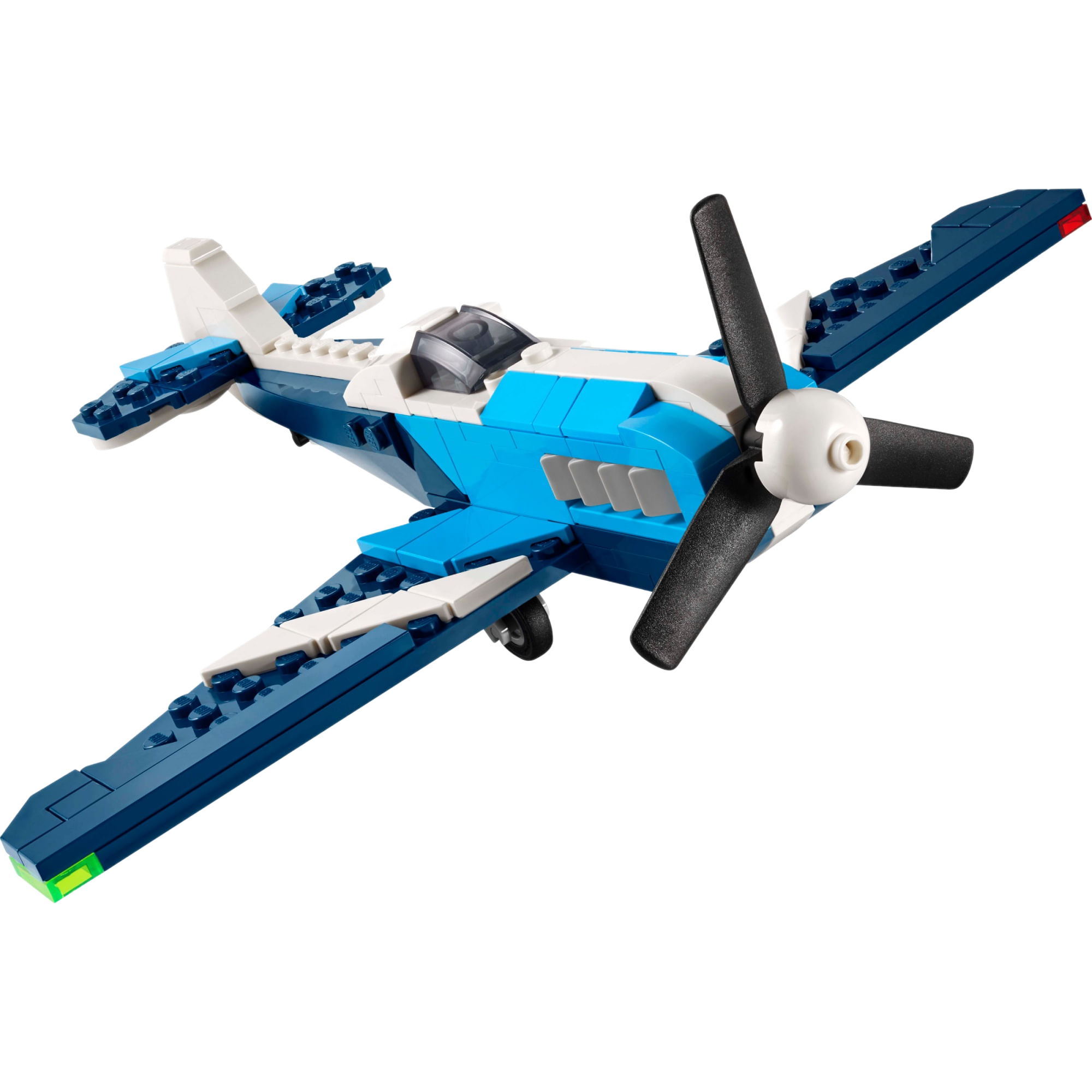 LEGO Creator 31160 Avião de Corrida azul com hélice giratória e 178 peças