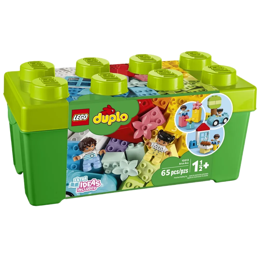 Caixa LEGO DUPLO 10913 verde lacrada, 65 peças, indicada para crianças a partir de 1 ano e meio