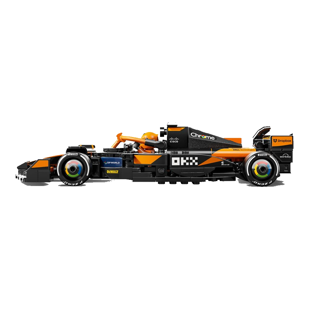 LEGO Speed Champions 77251 McLaren F1 Team MCL38, vista lateral