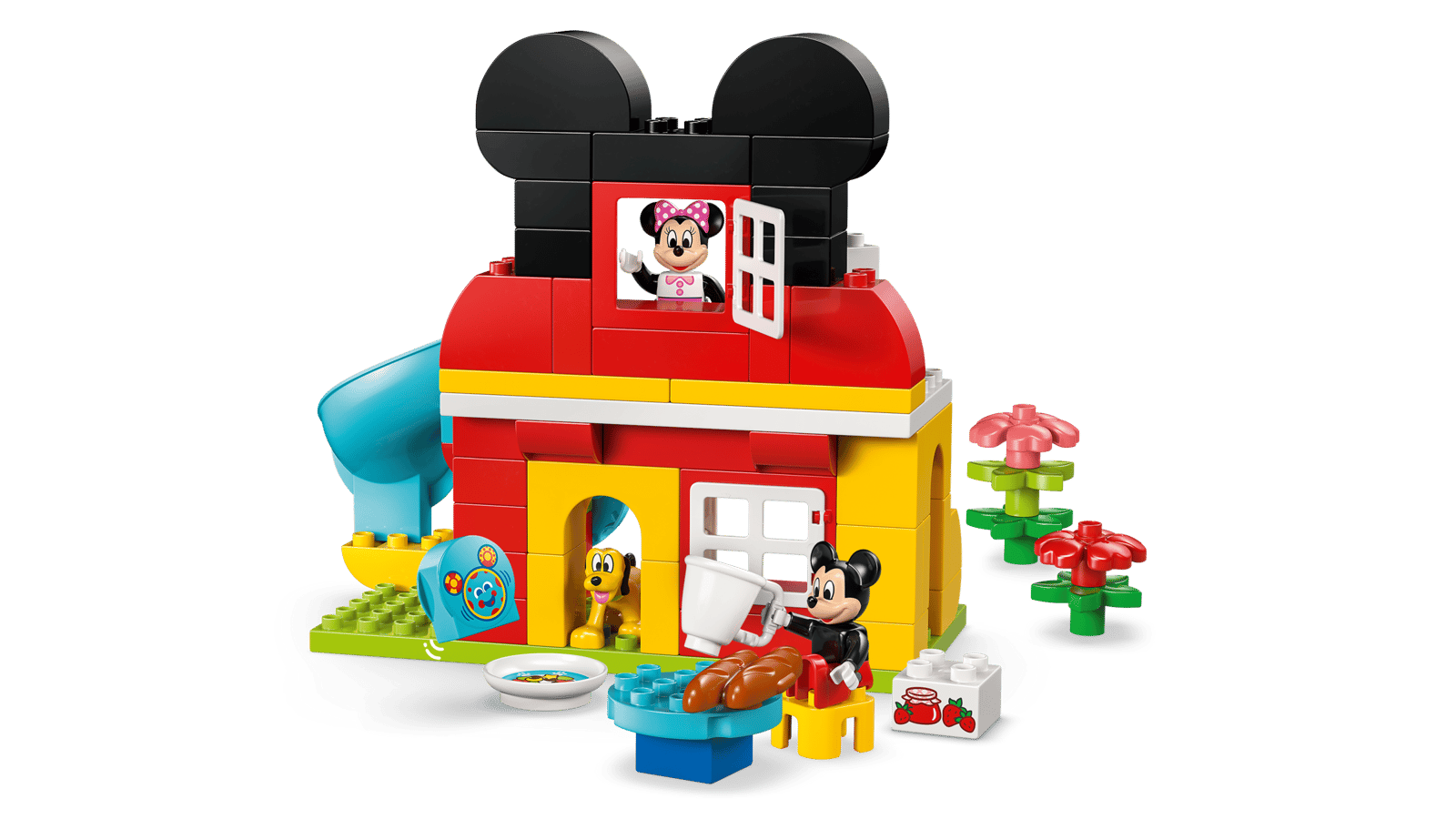 LEGO DUPLO Casa do Mickey Mouse com Minnie e Pluto, 87 peças