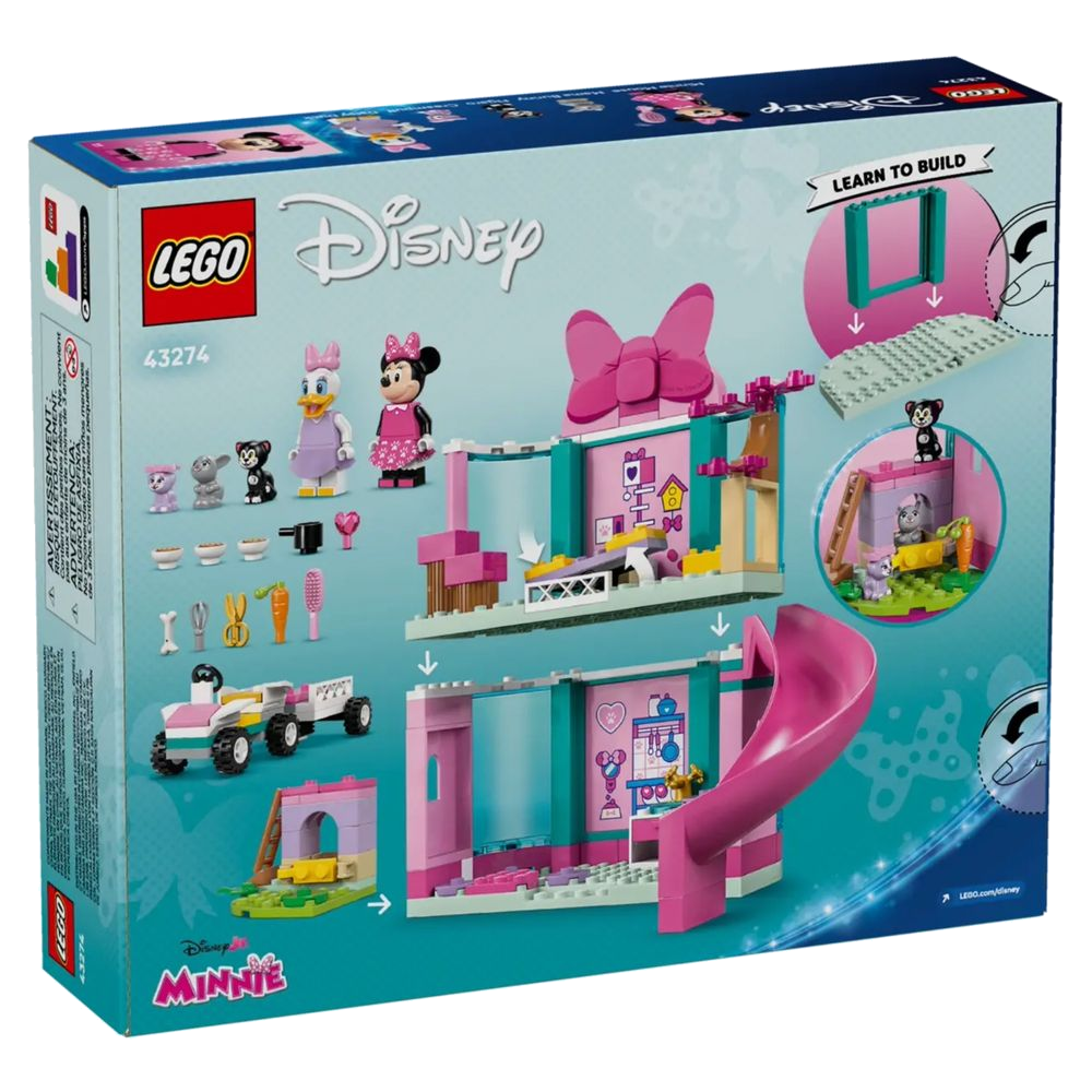 Caixa LEGO Hotel da Minnie 43274 lacrada com selo Disney oficial
