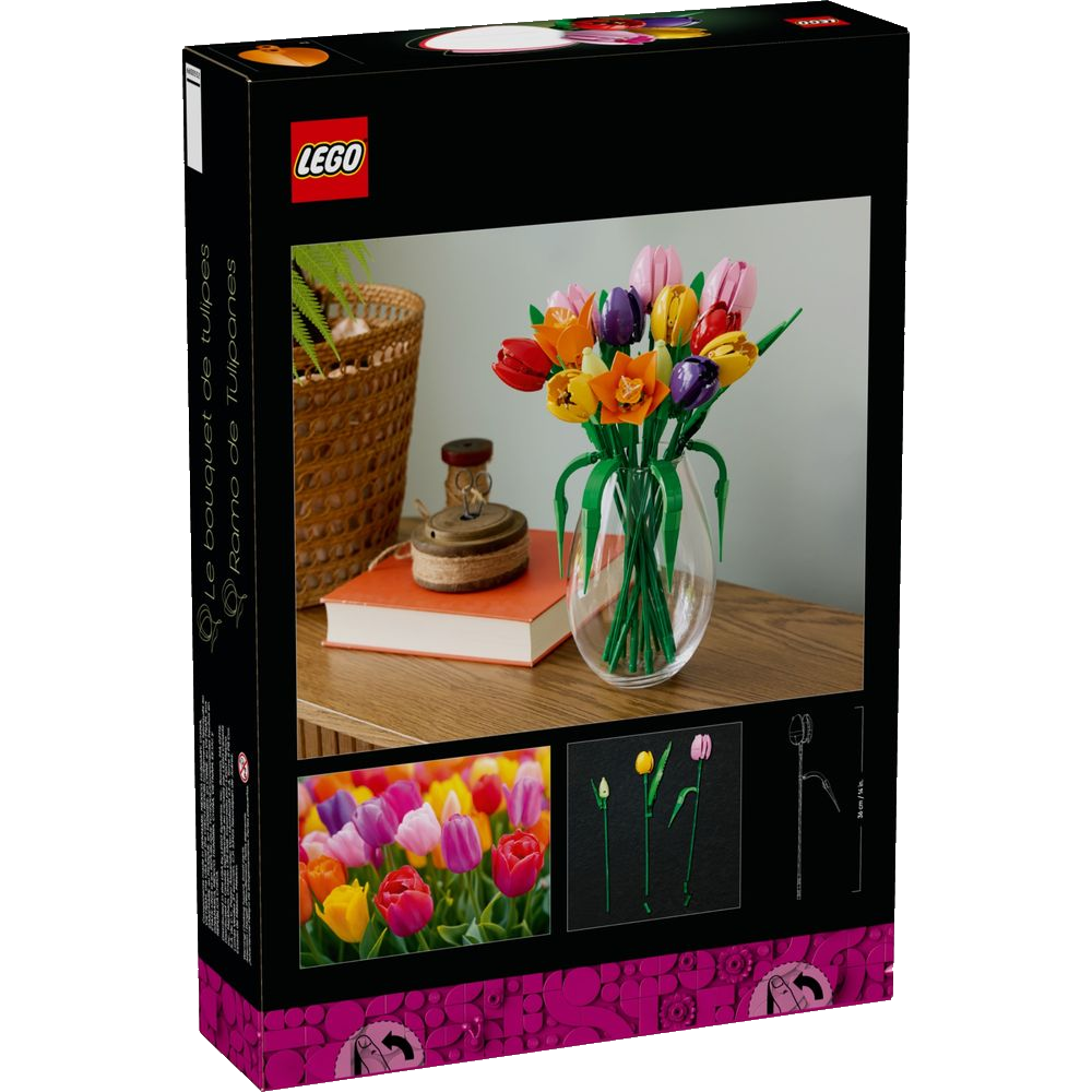 Caixa LEGO Buquê de Tulipas 11501 lacrada com selo Coleção Botânica oficial