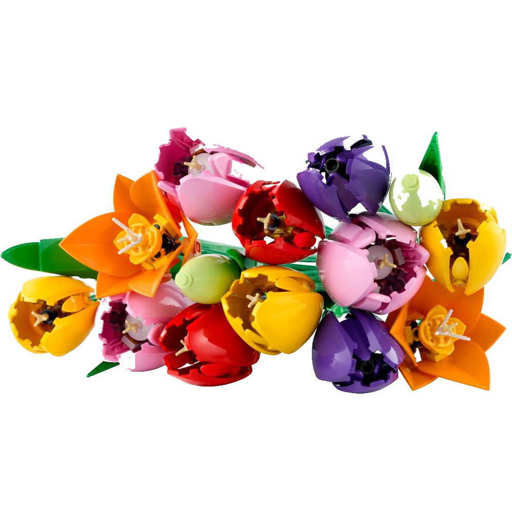 LEGO Buquê de Tulipas 11501 , 5 variedades de tulipas em diferentes cores e estágios de floração