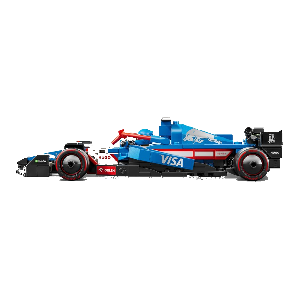 LEGO Speed Champions 77246 Visa Cash App RB VCARB 01, vista lateral